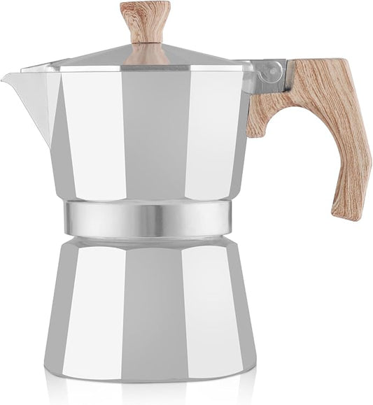 wedrink Stovetop Espresso Maker 3 Cups Moka Pot Cuban Coffee Maker Stovetop Coffee Maker Moka Italian Espresso by WEDRINK