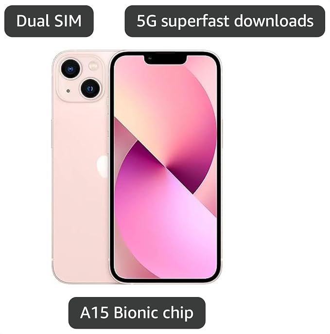 Apple iPhone 13, 128GB, Pink - Locked to Cricket (Renewed) - Image 3
