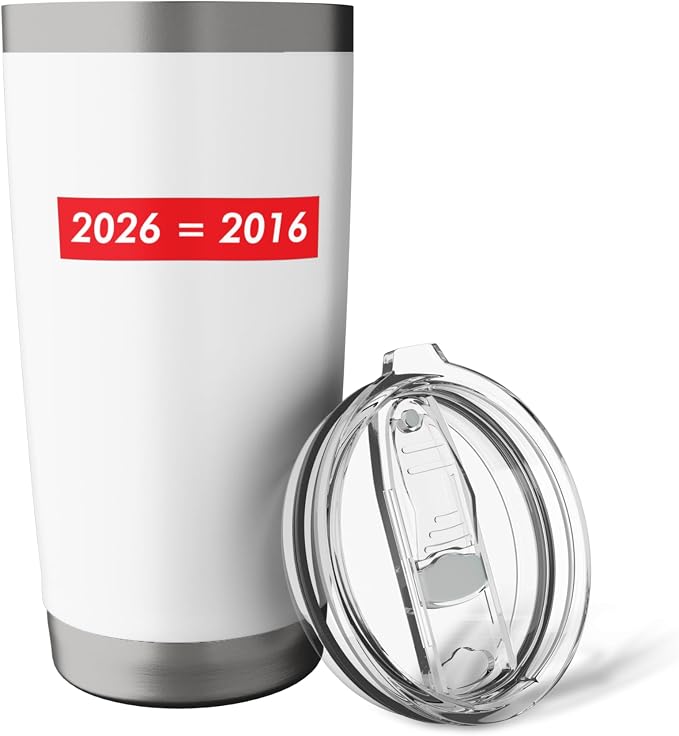 2026 Equals 2016 Funny Gen Z Nostalgia Teen Escapism Tween Stainless Steel Insulated Tumbler - Image 5