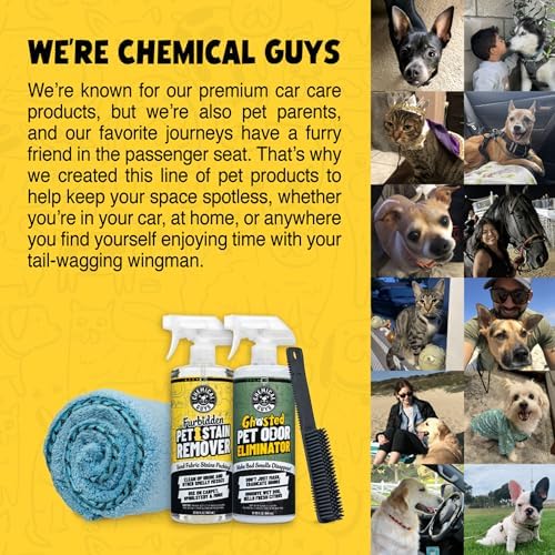 Chemical Guys Professional Rubber Pet Hair Removal Brush – Multi Surface Detailing&Pet Hair Removal Tool for Cars,Trucks,SUVs,RVs&Home – Removes Lint and Debris from Upholstery and Carpet,(Pack of 12) - Image 6