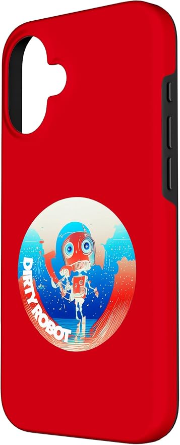 Dirty Robot my computer friend brand AI computing code cobot Case for iPhone 16 - Image 2