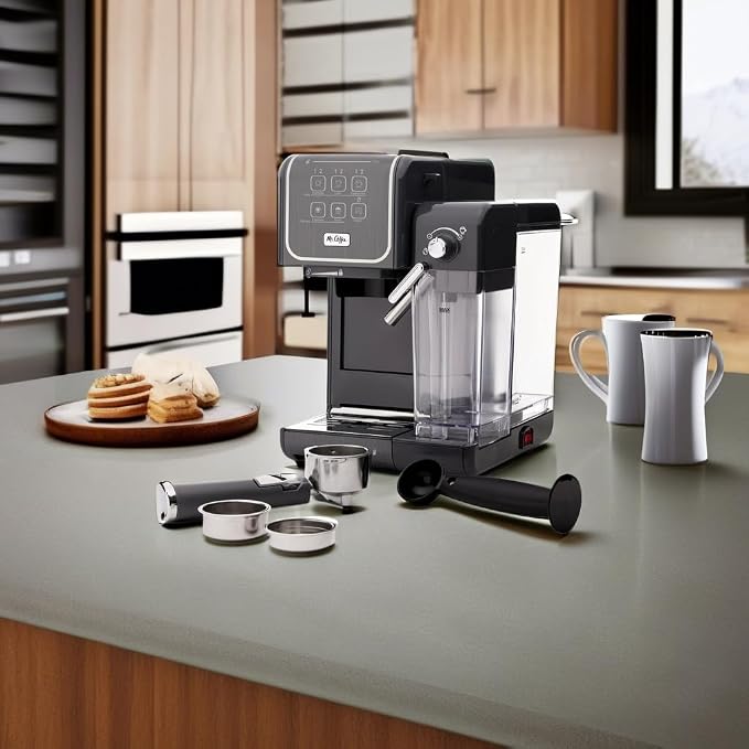 Mr. Coffee One-Touch CoffeeHouse+ Espresso, Cappuccino, and Latte Maker Home Coffee Machine with 19-Bar Italian Pump, and Milk Frother Ideal for Latte, Espresso, and Coffee Lovers - Image 5