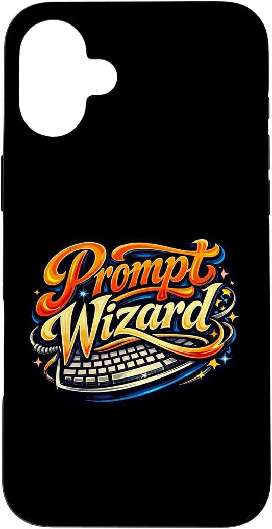 Prompt Wizard AI Retro Keyboard Case for iPhone 16 Plus by Unknown