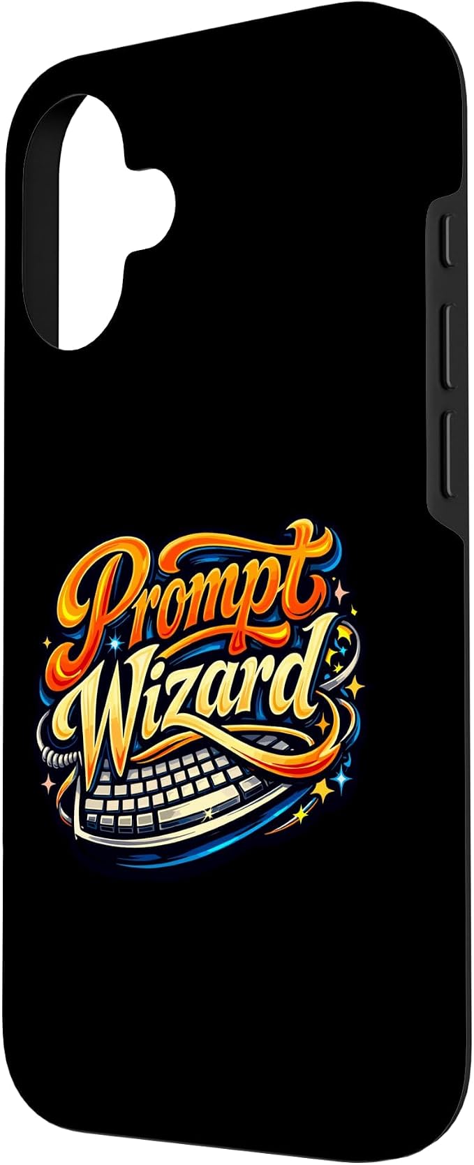 Prompt Wizard AI Retro Keyboard Case for iPhone 16 - Image 2