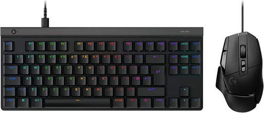 Logitech G502 X Wired Gaming Mouse + G515 TKL Wireless Gaming Keyboard (Tactile) Bundle: Black by Unknown