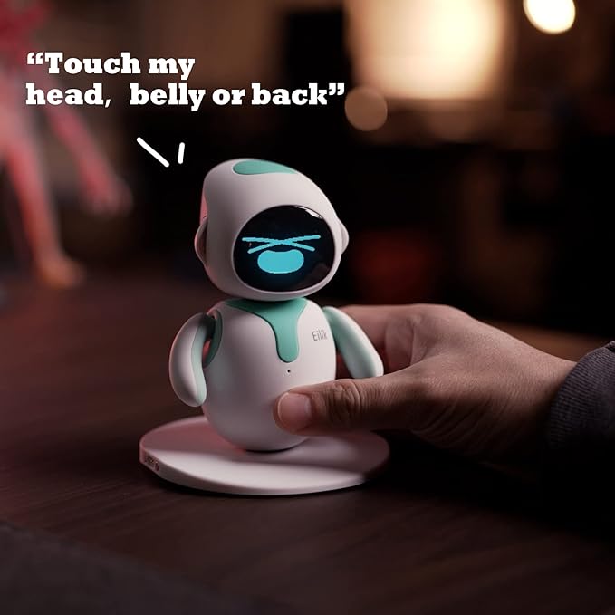 ENERGIZE LAB Eilik – Cute Robot Pets for Kids and Adults, Your Perfect Interactive Companion at Home or Workspace, Unique Gifts for Girls & Boys. - Image 2