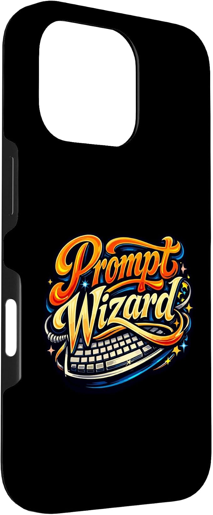 Prompt Wizard AI Retro Keyboard Case for iPhone 16 Pro - Image 3