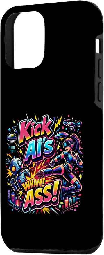 Tech Human vs AI Case for iPhone 12 mini - Image 2