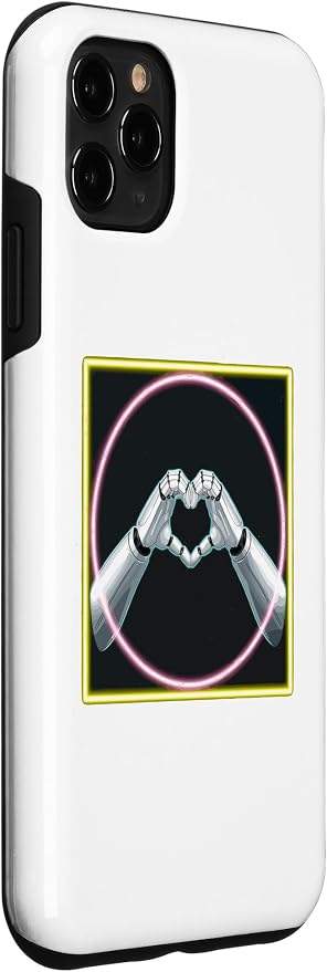 iPhone 11 Pro Max Hand Heart AI Robot | Hands Robot Shirt Case - Image 3
