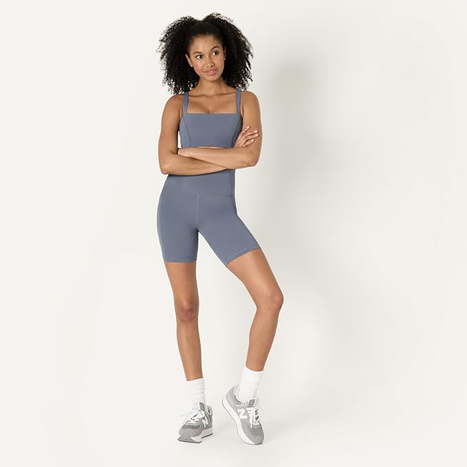 Amazon Essentials Women's Active FormFlex Buttery Soft High Waist Biker Shorts - Image 6