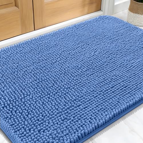 OLANLY Dog Door Mat for Muddy Paws 30x20, Super Absorbent Chenille Mud Mat by OLANLY