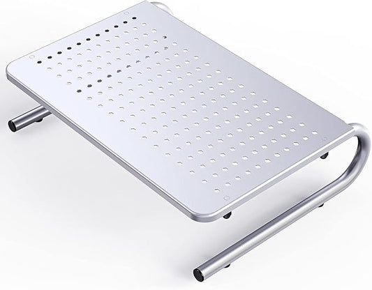 HUANUO Monitor & Laptop Stand - Metal Vented Riser for Screen, Laptops, Printers - Home & Office by HUANUO