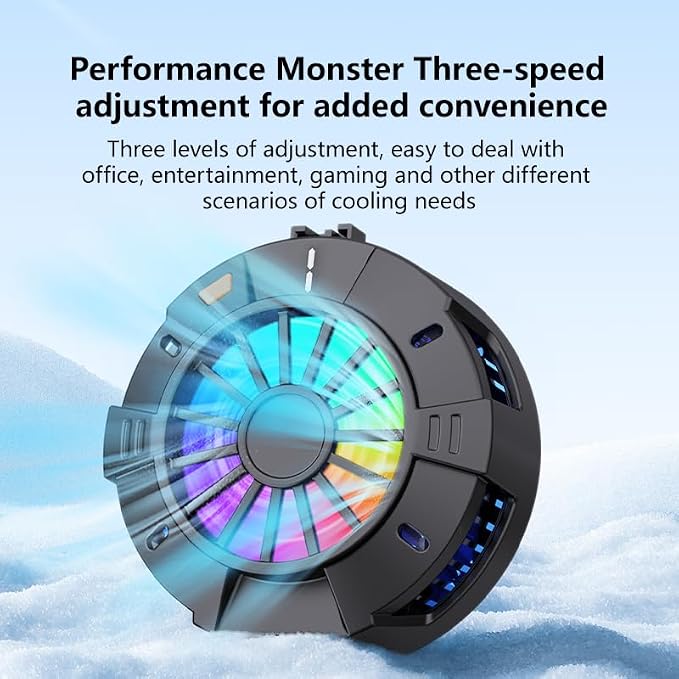 2-in-1 Magnetic & Clip-On Phone Cooler – Semiconductor-Powered Gaming Cell Phone Cooling Fan Radiator for iPhone/Android/iPad/Tablet – Ideal for Gaming, Video Calls, Live Broadcasting, and Vlog - Image 4