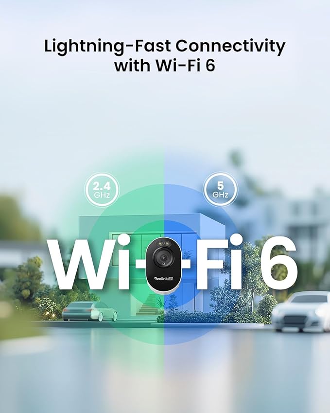 REOLINK Lumus Pro 4K Outdoor Security Camera, Plug-in Power WiFi Camera | Color Night Vision Spotlight, 2.4/5GHz WiFi 6, No Subscription Local Storage, Smart Detection, Two-Way Talk, 24/7 Recording - Image 3