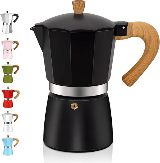 12 Cup Aluminum Espresso Stovetop Moka Pot Express Coffee Maker Percolator Italian Classic Mocha Coffee Machine for Italian and Cuban Cafe Brewing for Home & Camping 600ml 20oz by Theperfectcombinationofcoffeehomeandhealthylivingmakingeverydayadayofrituals