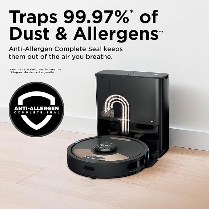 Shark Matrix Plus Robot Vacuum and Mop,UR2650WS | Sonic Mopping, Matrix Clean, CleanEdge, HEPA 30-Day Self-Empty Base, 360° LiDAR Mapping, Self-Cleaning Brushroll, Wi-Fi - Image 6