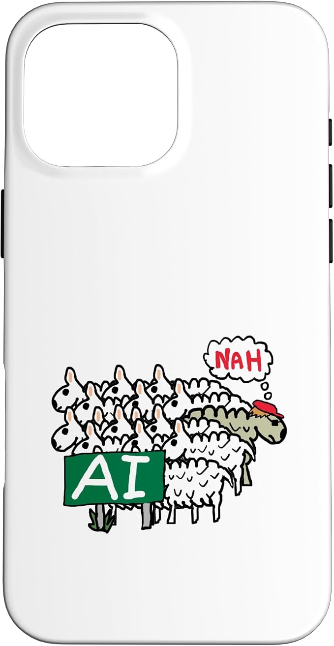 Anti AI Case for iPhone 16 Pro Max by Unknown