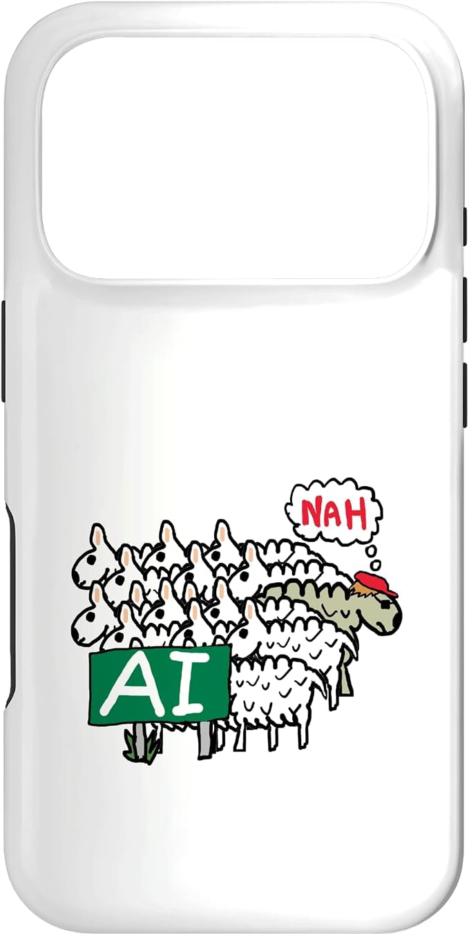 Anti AI Case for iPhone 17 Pro by Unknown