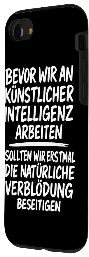 Fix Stupidity First – AI Can Wait Case for iPhone SE (2020) / 7 / 8 - Image 2