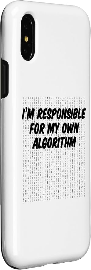 iPhone X/XS Binary Code Computer Algorithm AI Artificial Intelligence Case - Image 3