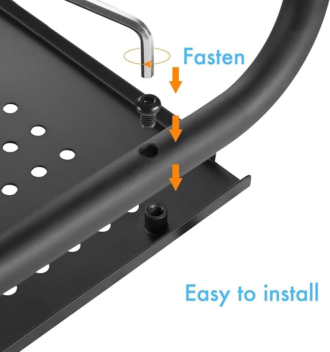 HUANUO Monitor Stand Riser for Desk, Laptop Stand, Laptop Shelf w/Vented Metal, Desktop Computer Stand Desk Organizer for Laptop, PC, Printer - Image 6