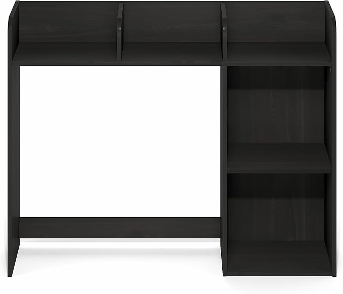 Furinno Classic Desk Shelf, 5-Shelf Desktop Hutch, Book Shelf, 3-Tier Desk Organzier, for Office Supplies, Office Desk Accessories, for Home Office, College, Dorm, White - Image 7