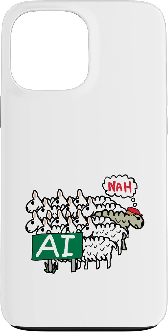 Anti AI Case for iPhone 13 Pro Max by Unknown