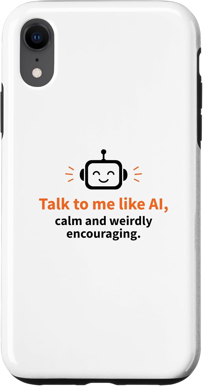 AI Robot Calm Encouraging Tech Support Case for iPhone XR by Unknown