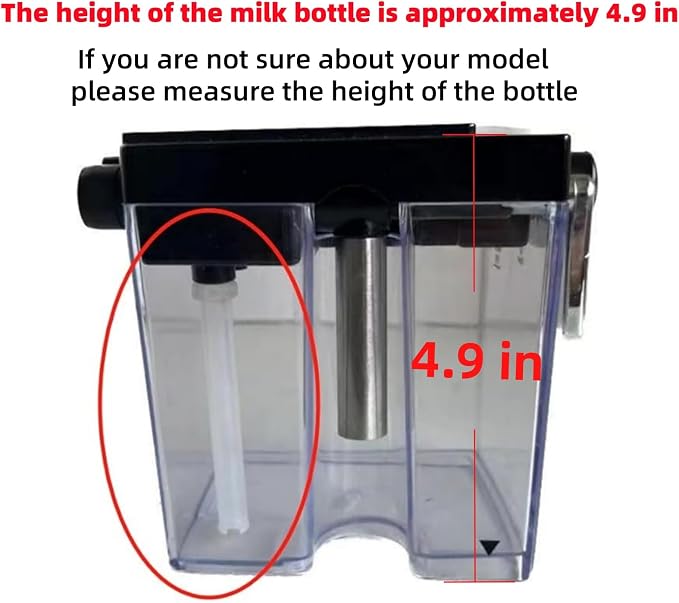 (2 pack) 162416-000-000 silicone tube Milk Frothing silicone Pipe Tube Compatible with Mr Coffee BVMC-ECMP1000 BVMC-ECMP1000RB BVMC-ECMP1102 Coffee Maker Milk foam straw - Image 6