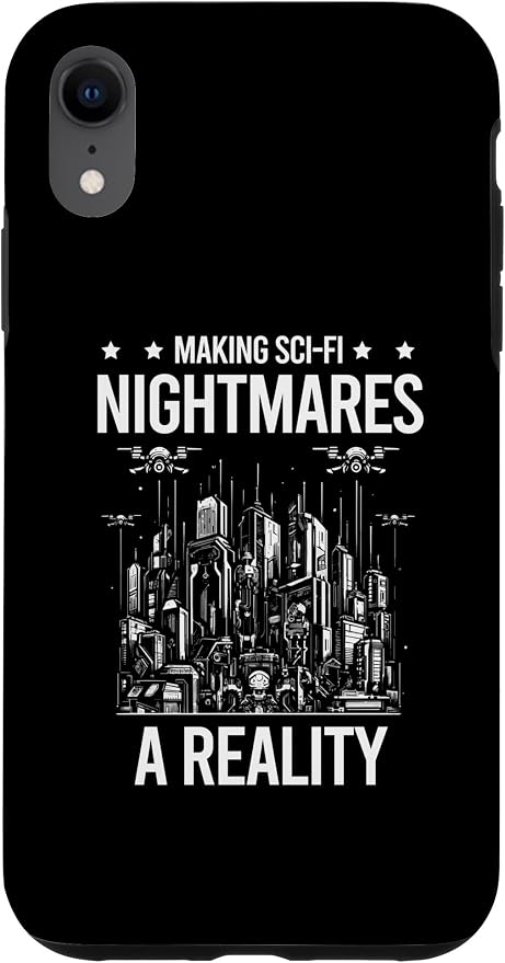 iPhone XR AI Making Sci-Fi Nightmares Reality Artificial Intelligence Case by Unknown