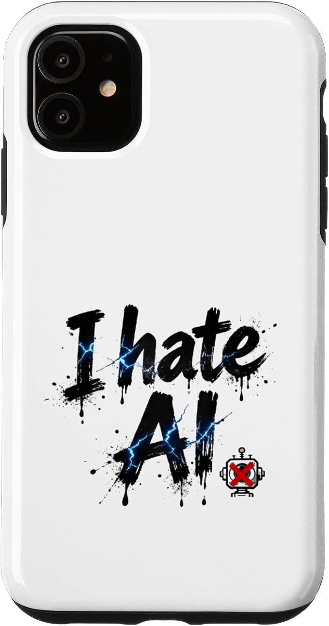 I Hate Ai Case for iPhone 11 by Unknown