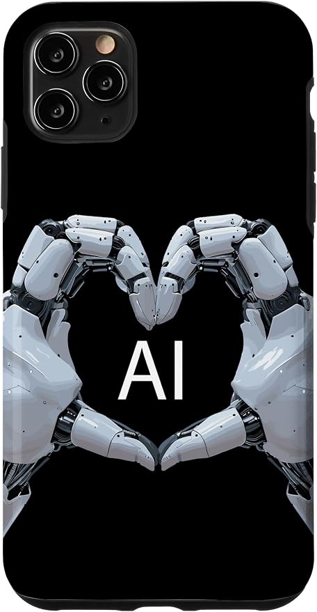 iPhone 11 Pro Max Love AI, Artificial Intelligence, robot hands Case by Unknown