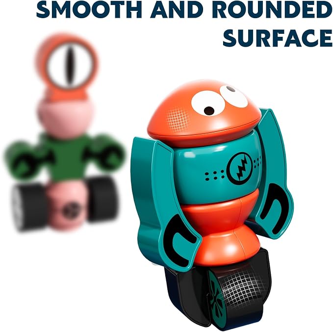 TEMI Magnets Robot Toy for 3 4 5 6 7 Year Old Boys | Transform Toys Planet Magnet Building Toys Stacking for Toddler, Learning Educational Christmas and Birthday Gifts for Kids - Image 6