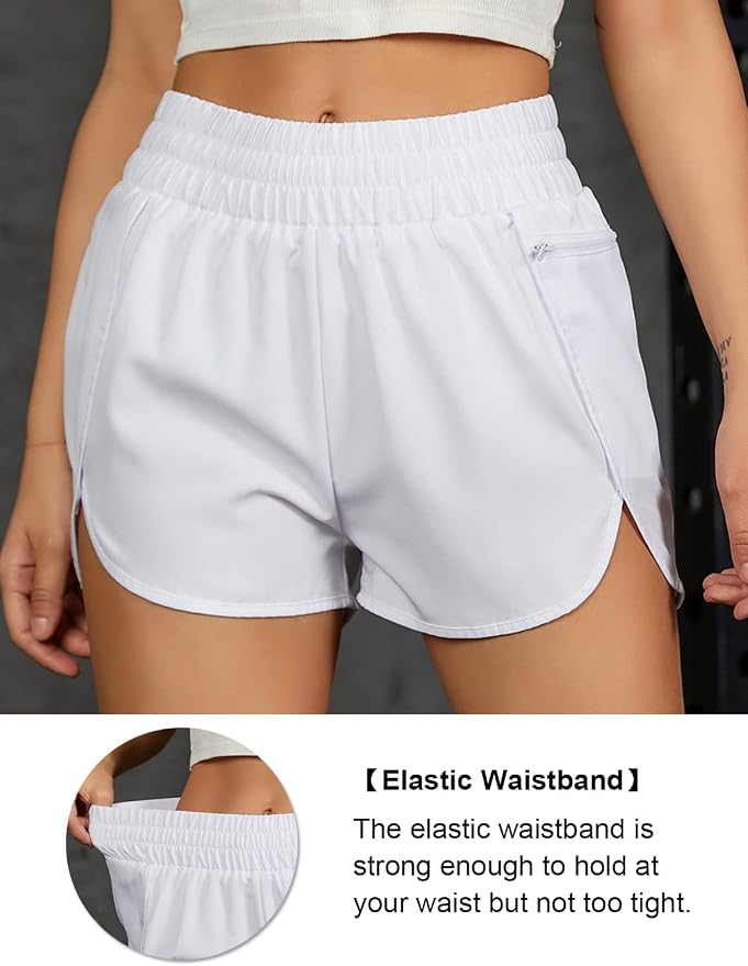 Blooming Jelly Women's Quick-Dry Running Shorts Workout Sport Layer Active Shorts with Pockets 1.75" - Image 3