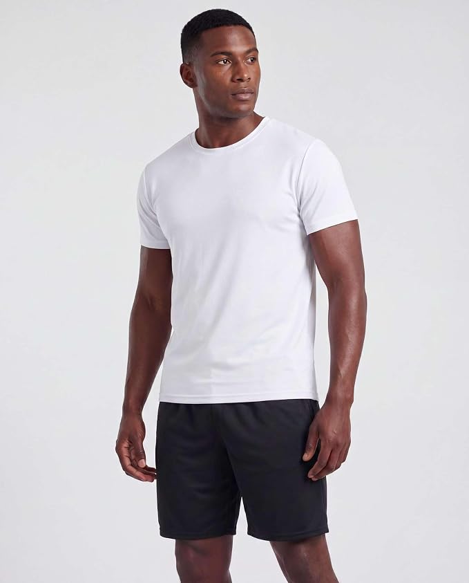 5 Pack Men's Mesh Shorts Athletic Basketball Sports Gym Workout Pockets | Cooling Moisture-Wicking, 9", Long, Quick-Dry, Breathable, Elastic Drawstring Waistband. Running, Exercise, Soccer, Training. - Image 3