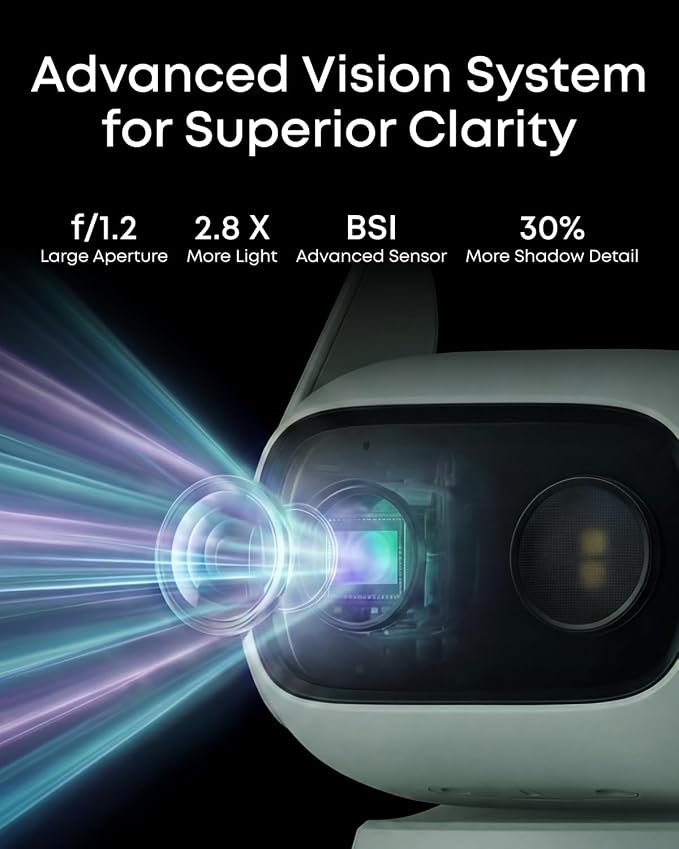 eufy Security Indoor/Outdoor Camera C31, IP66, Spotlight-Free Color Night Vision,360° Coverage Pan and Tilt, AutoTracking,AI Human/Vehicle/Pet/Cry Detection,24/7 Recording,Green (No Subscription) - Image 3