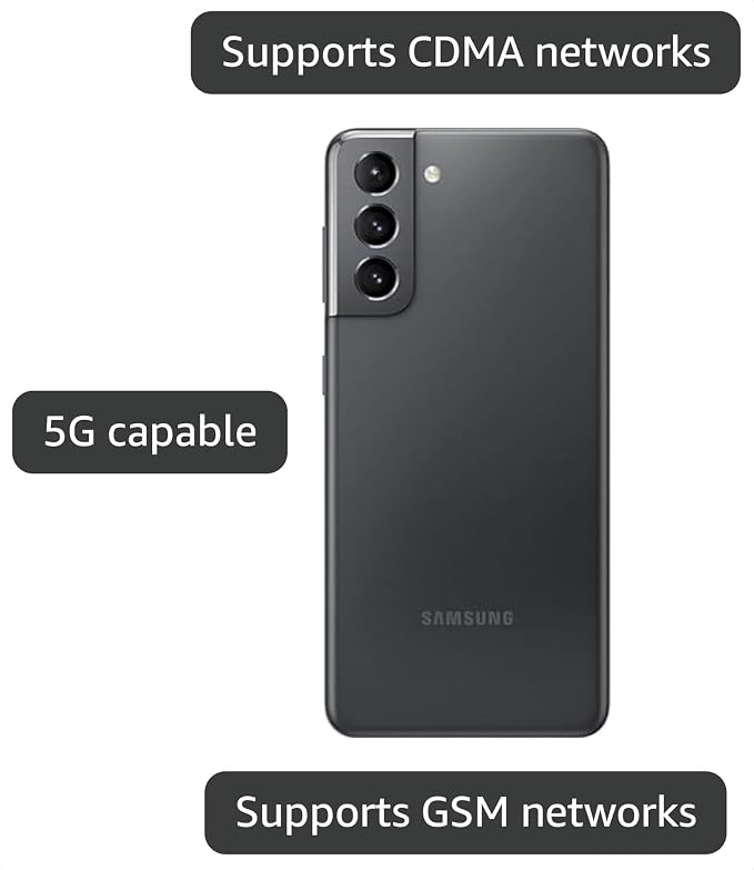 Samsung Galaxy S21 5G, US Version, 128GB, Phantom Gray - Xfinity Mobile (Renewed) - Image 3