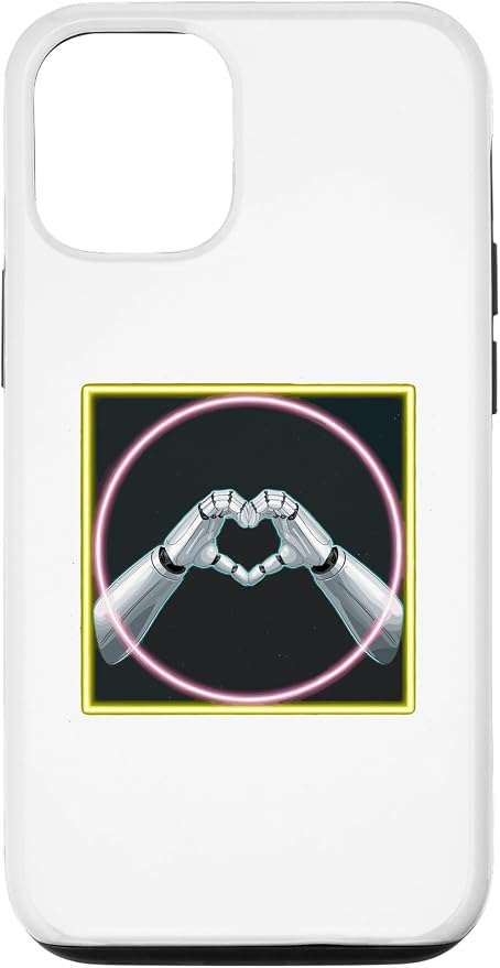 iPhone 15 Pro Hand Heart AI Robot | Hands Robot Shirt Case by Unknown