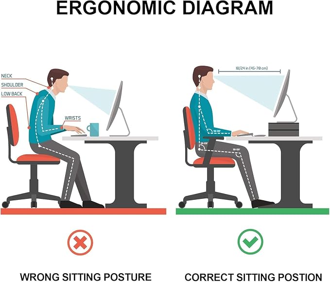 Egchi Acrylic Monitor Stand, 2 Tiers Computer Monitor Riser(20x8x5.5 Inch), Monitor Riser/Computer Stand for Home,Office,Business,PC Desk Stand for Keyboard Storage& Multi-Media Laptop Printer Screen - Image 6