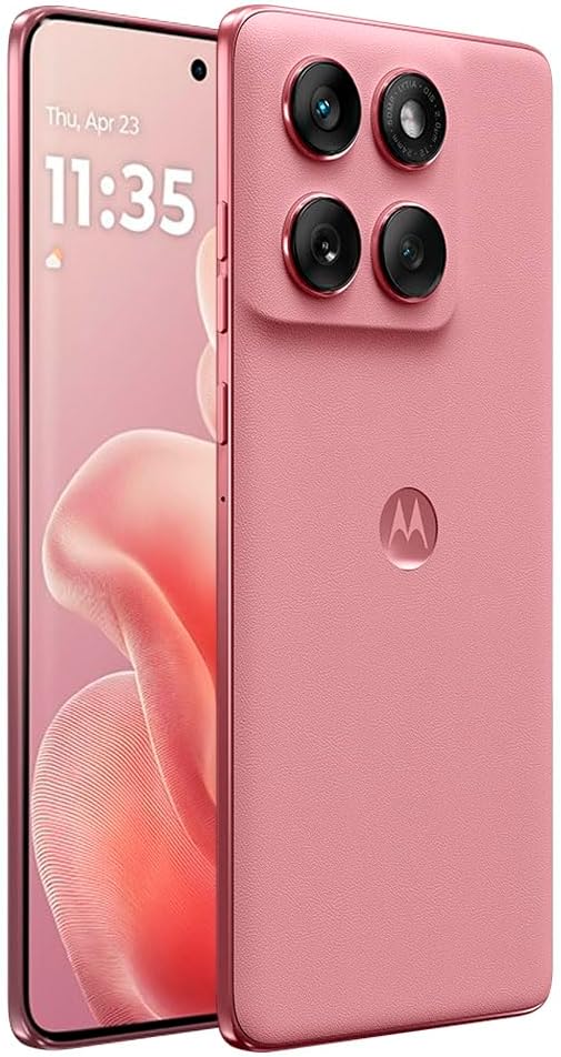 Motorola Moto Edge 60 Fusion 5G Ai (Compatible with Tmobile Mint Tello & Global) (256GB+8GB) NFC 50MP Triple Cam Dual Sim 6.67" Curved XT2503-1 Latino American Version (Zephyr (Rose)) - Image 4