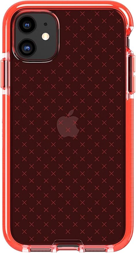tech21 Evo Check Phone Case for Apple iPhone 11 with 12 ft. Drop Protection Coral by Tech21
