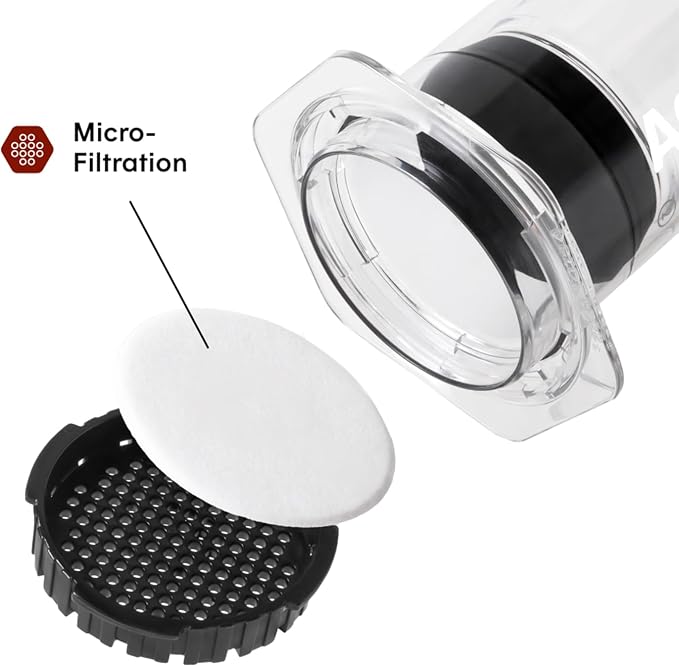 AeroPress Clear XL Coffee Press, French Press, Pour-Over & Espresso Style | All-in-One Large Manual Brewer, 2 Min Brew for Less Bitterness, More Flavor, Portable Coffee Maker, Travel & Camping - Image 3