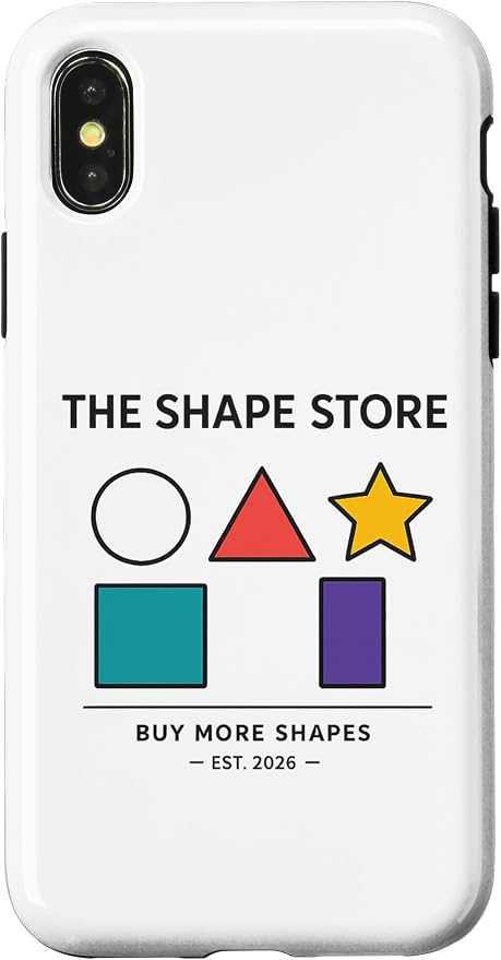 The Shape Store Funny Viral Meme from 2026 AI Humor Case for iPhone X/XS by Unknown