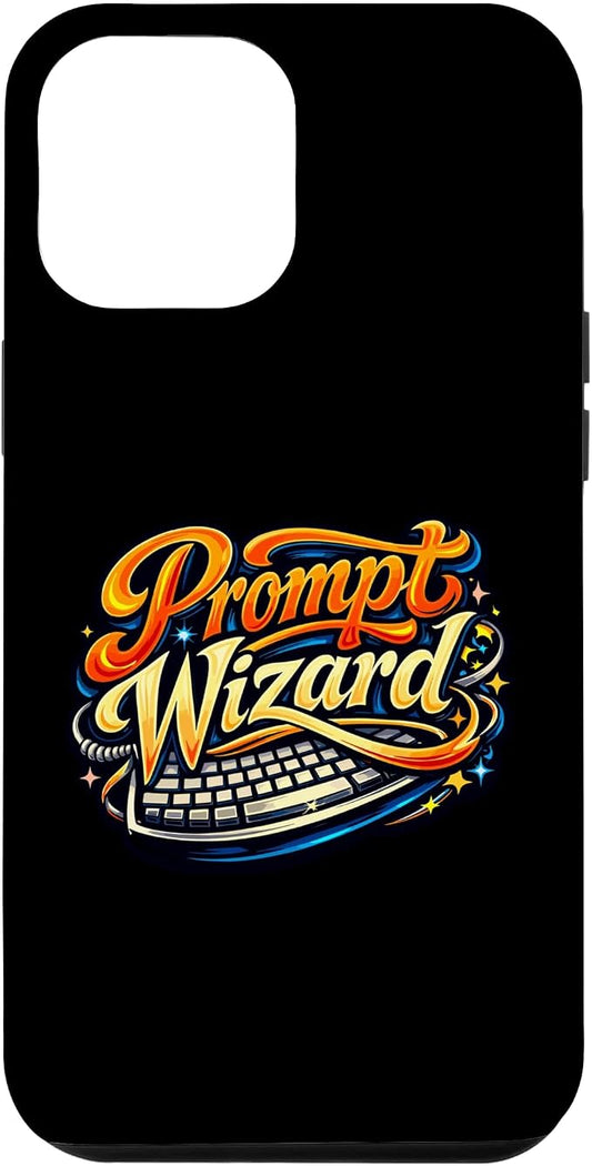 Prompt Wizard AI Retro Keyboard Case for iPhone 12 Pro Max by Unknown