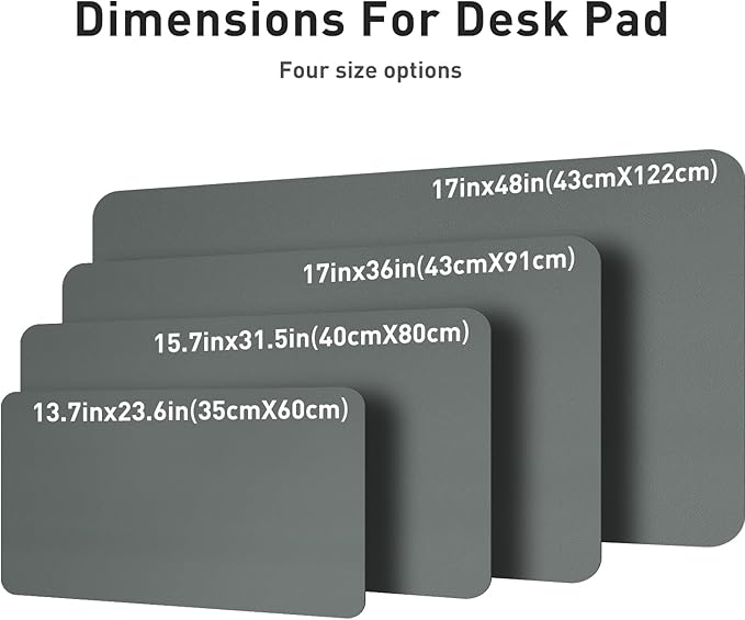 Aothia Leather Desk Pad Protector, Office Desk Mat, Large Mouse Pad, Non-Slip PU Leather Desk Blotter, Laptop Desk Pad, Waterproof Desk Writing Pad for Office and Home (Jungle Green, 31.5" x 15.7") - Image 7