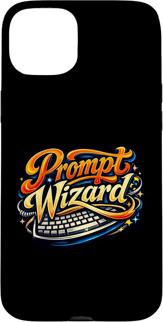 Prompt Wizard AI Retro Keyboard Case for iPhone 15 Plus by Unknown