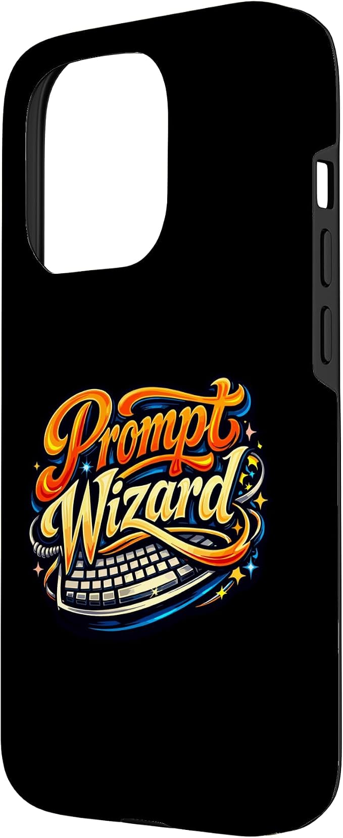 Prompt Wizard AI Retro Keyboard Case for iPhone 15 Pro - Image 2