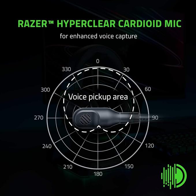 Razer BlackShark V2 X Gaming Headset: 7.1 Surround Sound - 50mm Drivers - Memory Foam Cushion - for PC, PS4, PS5, Switch - 3.5mm Audio Jack - Black (Pack of 8) - Image 4