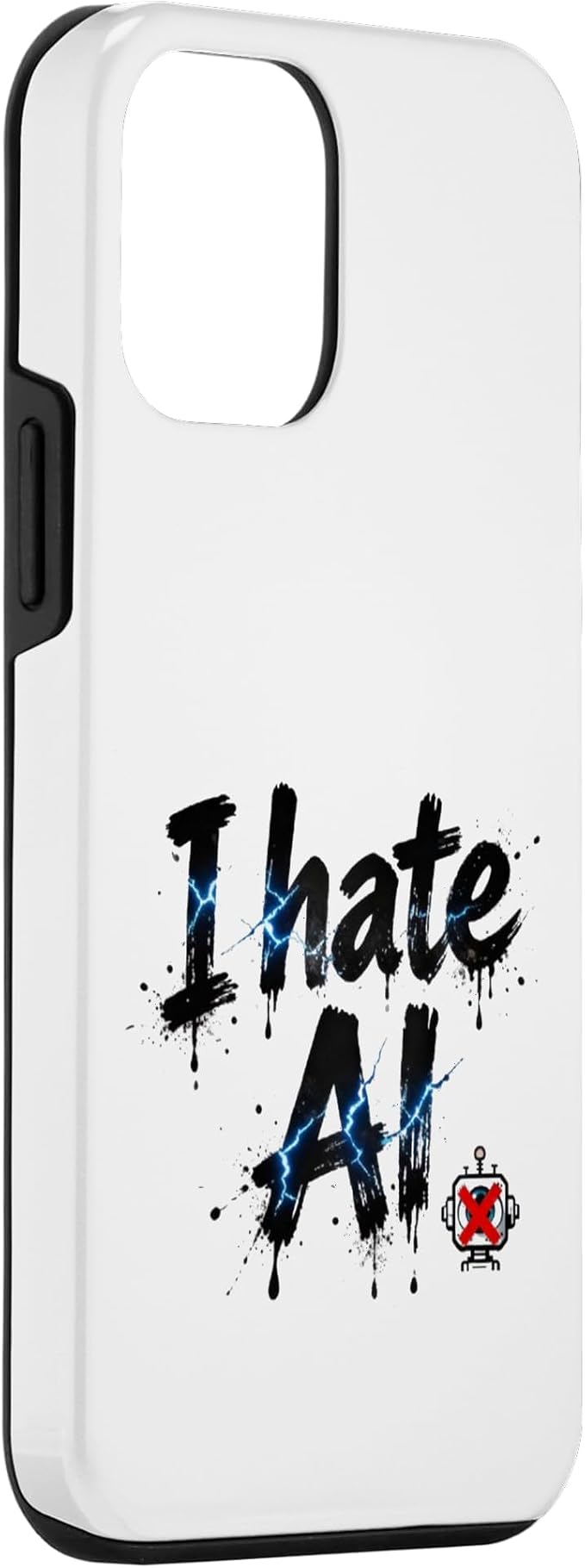 I Hate Ai Case for iPhone 12 mini - Image 3