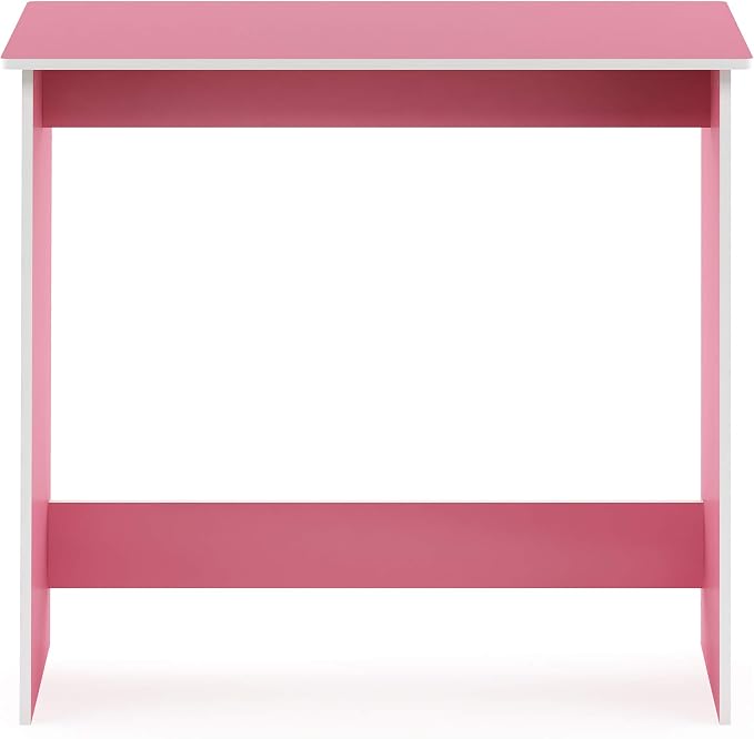 FURINNO Simplistic Study Table, Pink, 15.5 in x 31.5 in x 29.75 in (D x W x H) - Image 6